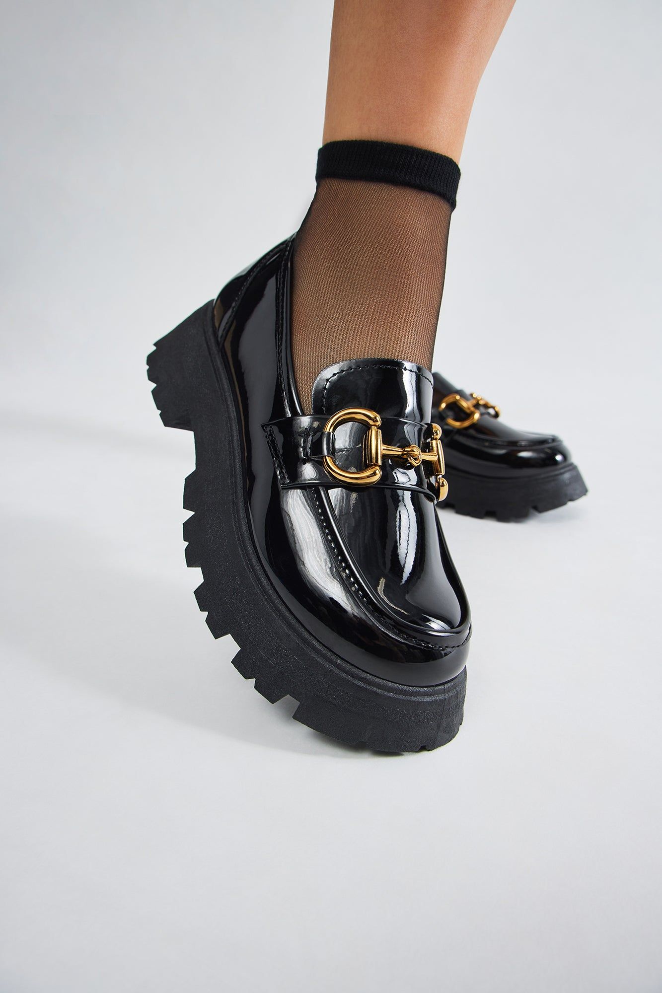 Kylie Platform Loafers - Black sold by Fashion Nova