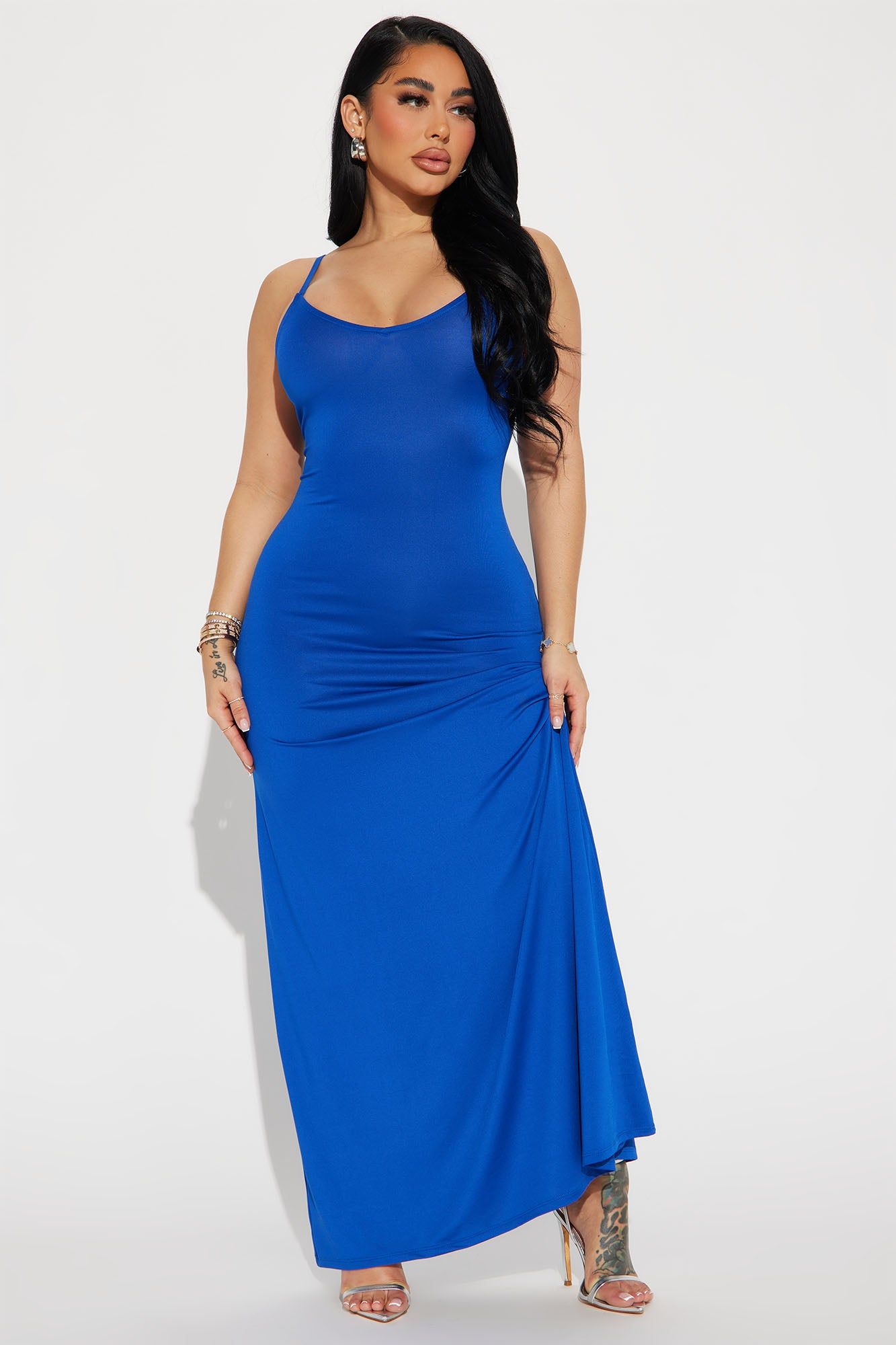 Marla Maxi Dress - Blue sold by Fashion Nova