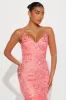 Helen Mermaid Gown - Coral sold by Fashion Nova
