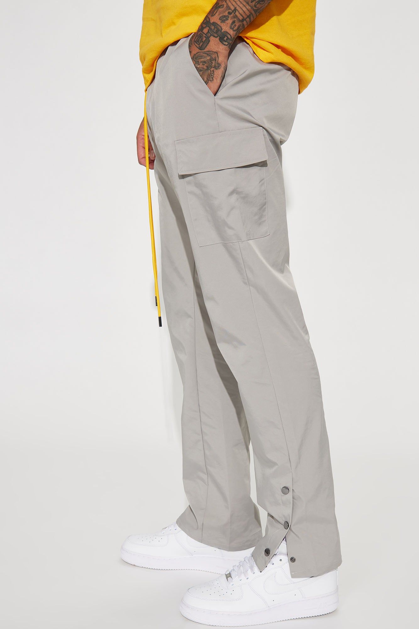 Prized Possession Nylon Pants - Grey sold by Fashion Nova product image thumbnail 5