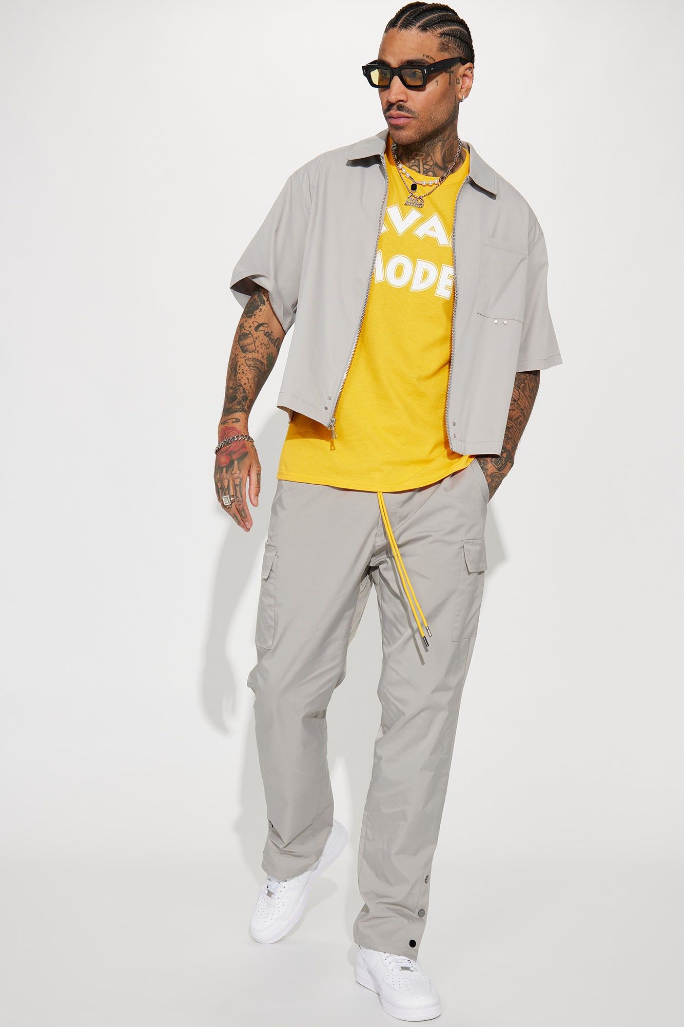 Prized Possession Nylon Pants - Grey sold by Fashion Nova product image thumbnail 3