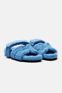 Staying Close Slippers - Blue sold by Fashion Nova