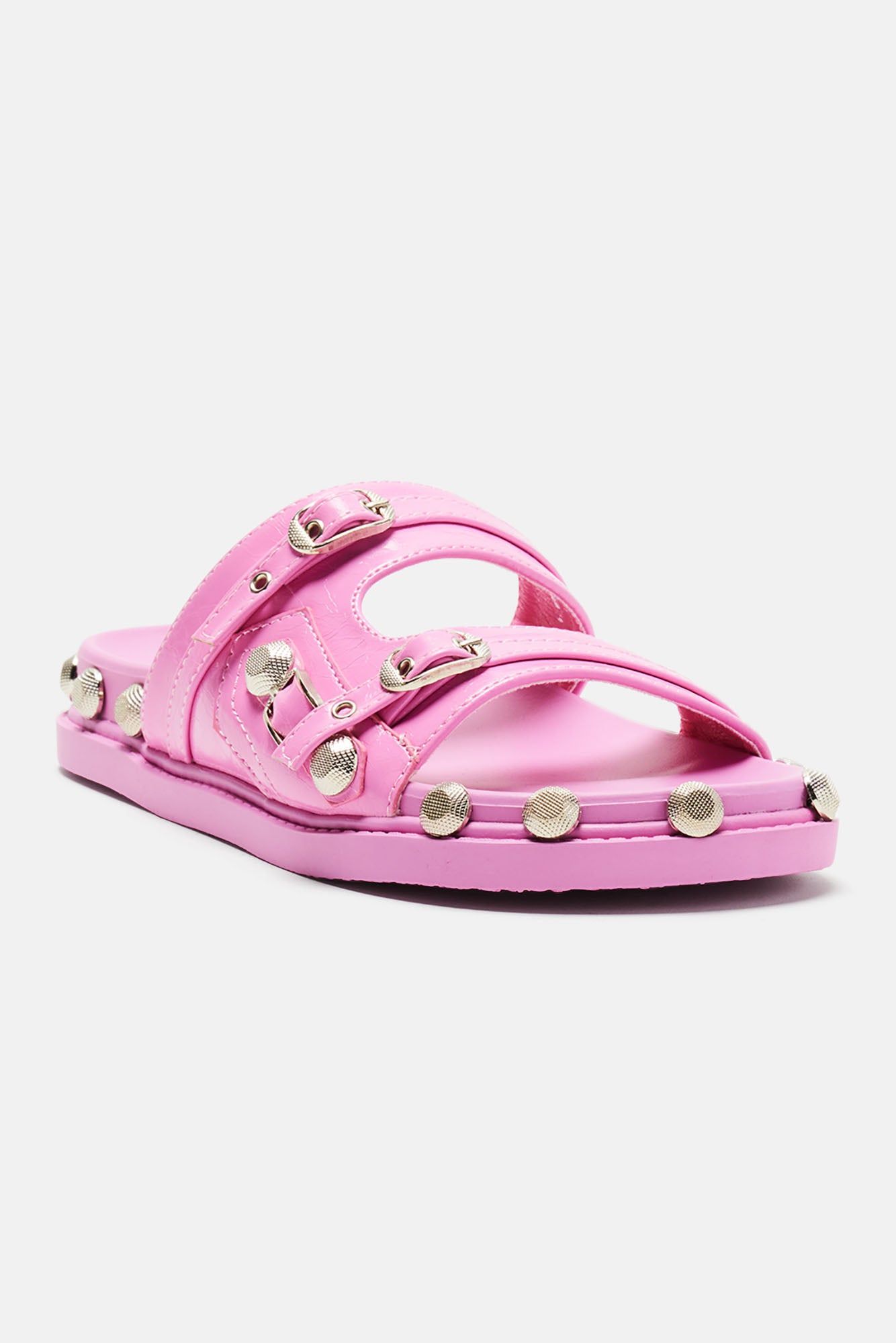 Let's Part Ways Casual Slides - Pink sold by Fashion Nova product image thumbnail 2