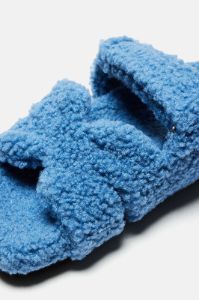 Staying Close Slippers - Blue sold by Fashion Nova