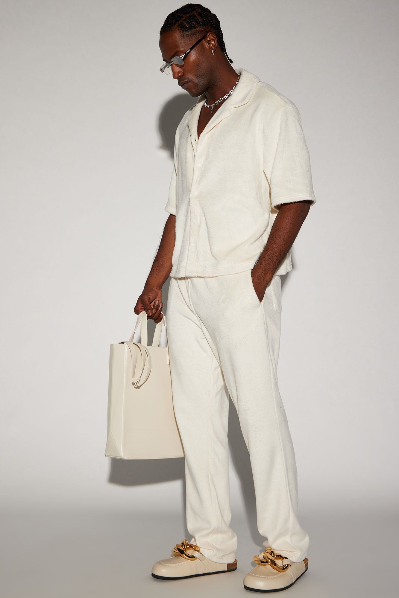 Feel The Mood Straight Pants - Cream sold by Fashion Nova product image thumbnail 2