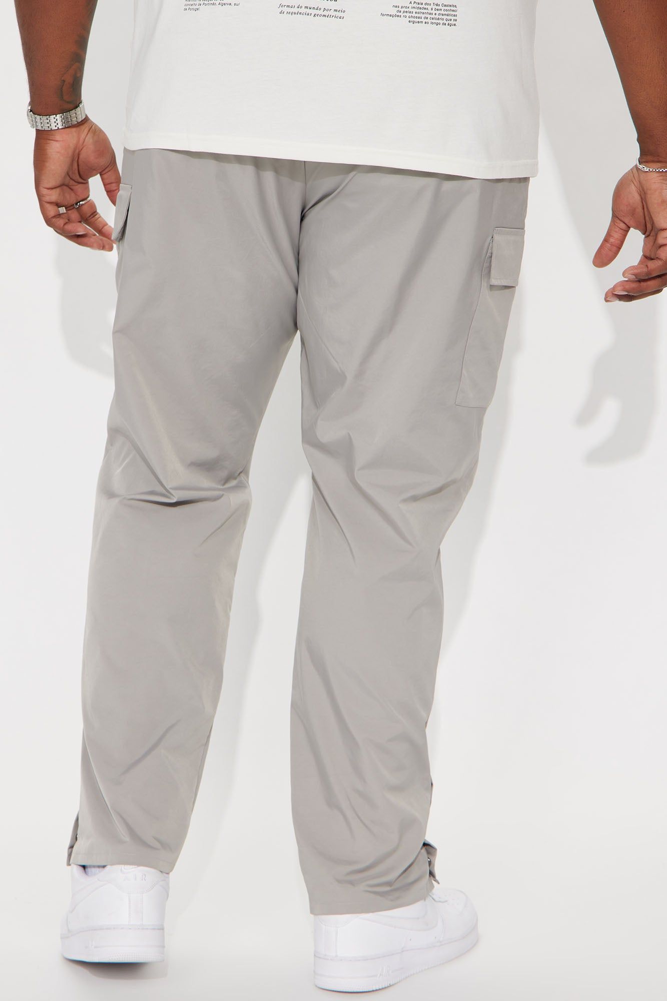 Prized Possession Nylon Pants - Grey sold by Fashion Nova product image thumbnail 8