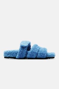 Staying Close Slippers - Blue sold by Fashion Nova