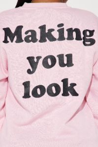 Pink Panther Sweatshirt - Pink sold by Fashion Nova