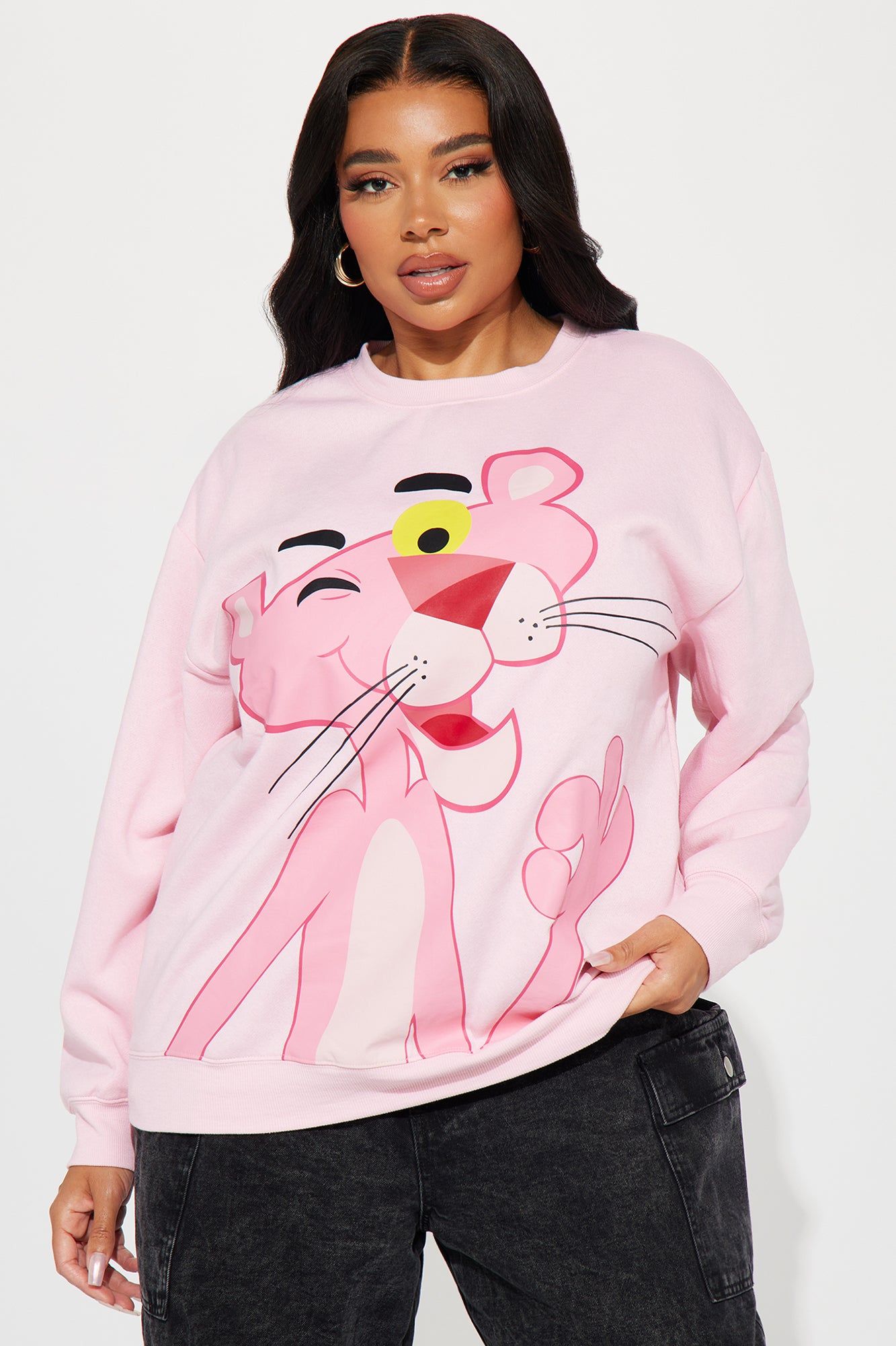 Pink Panther Sweatshirt - Pink sold by Fashion Nova product image thumbnail 5