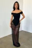Widow Mesh Maxi Dress - Black sold by Fashion Nova