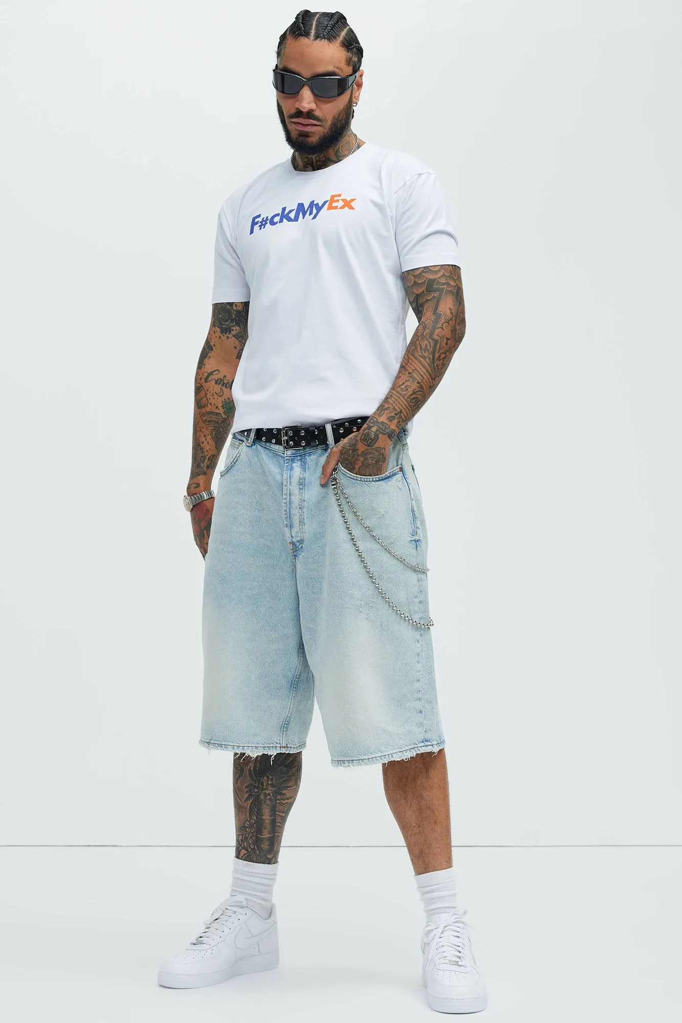 F#ckMyEx Short Sleeve Tee - White sold by Fashion Nova product image thumbnail 2