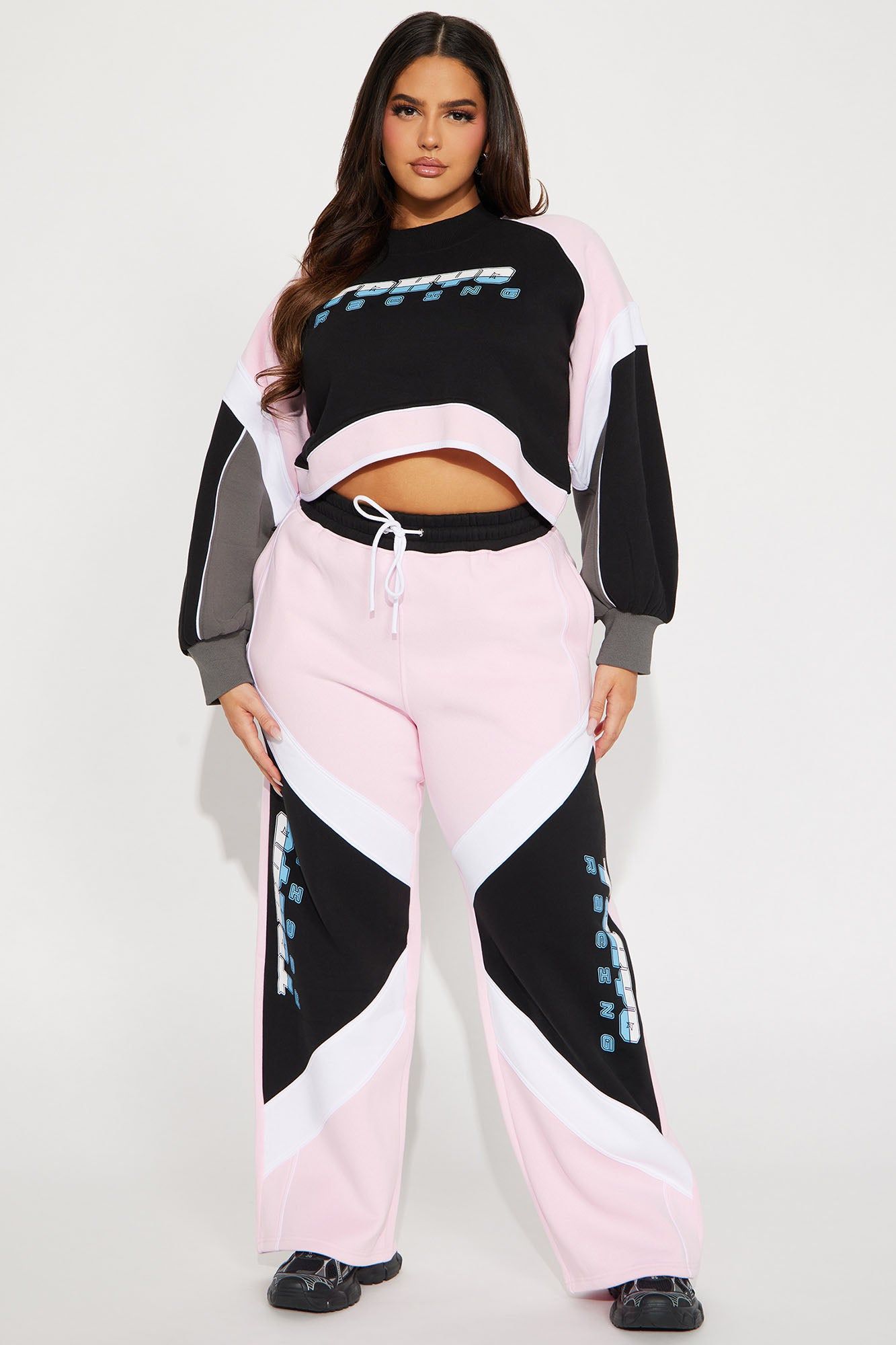 Sport Mode Wide Leg Pant - Pink/combo sold by Fashion Nova product image thumbnail 5