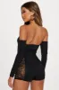 Thank You For Nothing Romper - Black sold by Fashion Nova