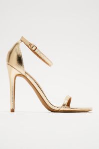 Linked Up Heels - Gold sold by Fashion Nova