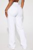 All Mine Stretch Straight Leg Jean - White sold by Fashion Nova