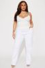 All Mine Stretch Straight Leg Jean - White sold by Fashion Nova