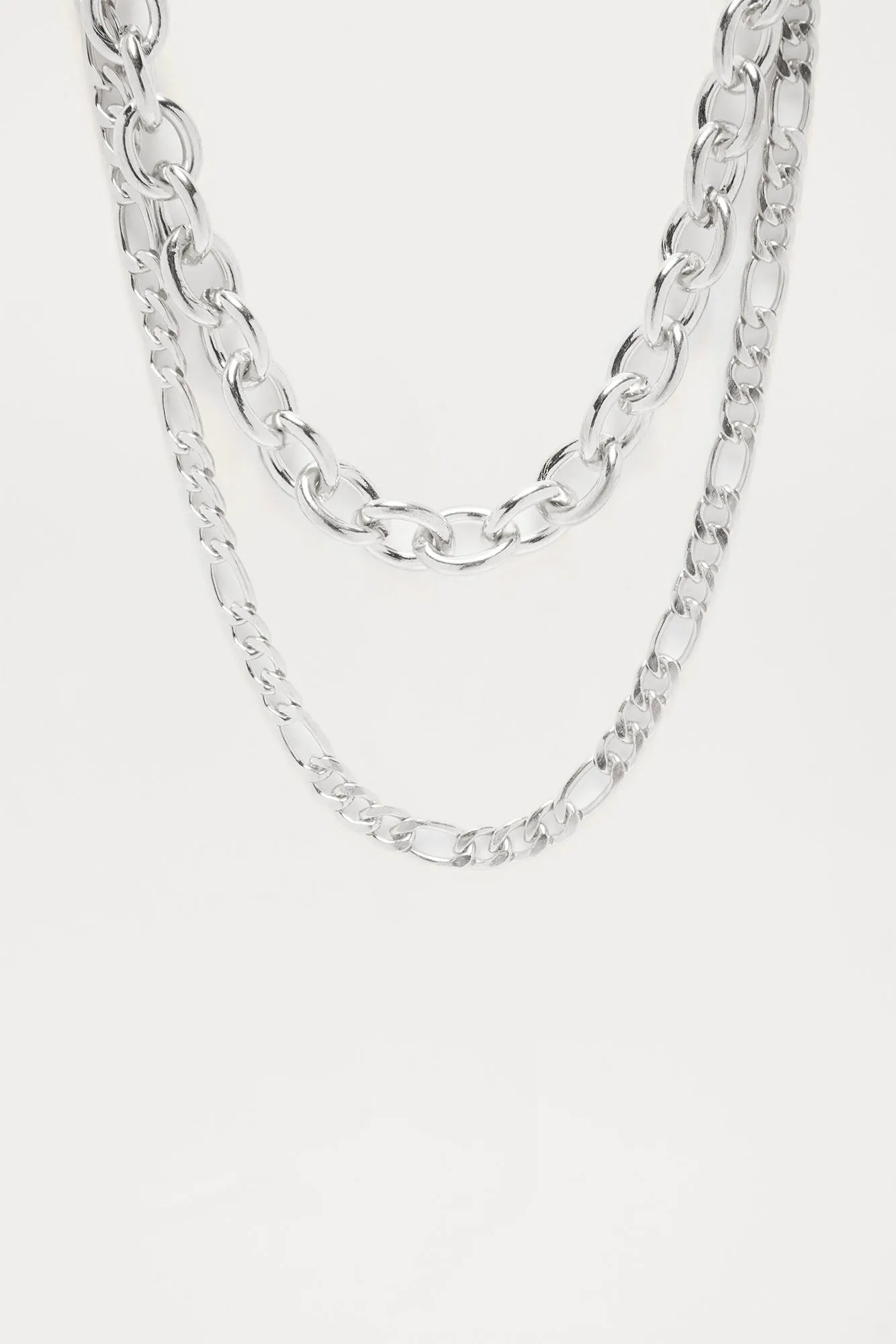 It Is What It Is Layered Necklace - Silver sold by Fashion Nova product image thumbnail 3
