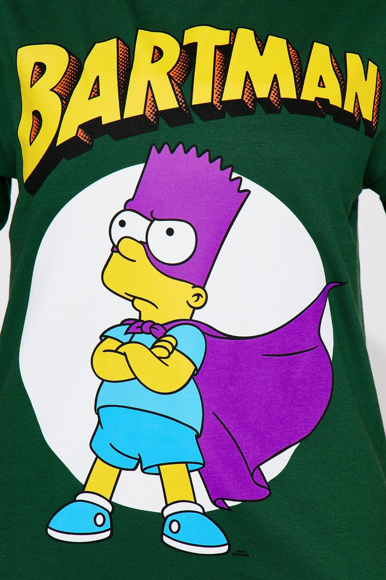 Bartman The Simpsons Graphic Tee - Green sold by Fashion Nova product image thumbnail 3
