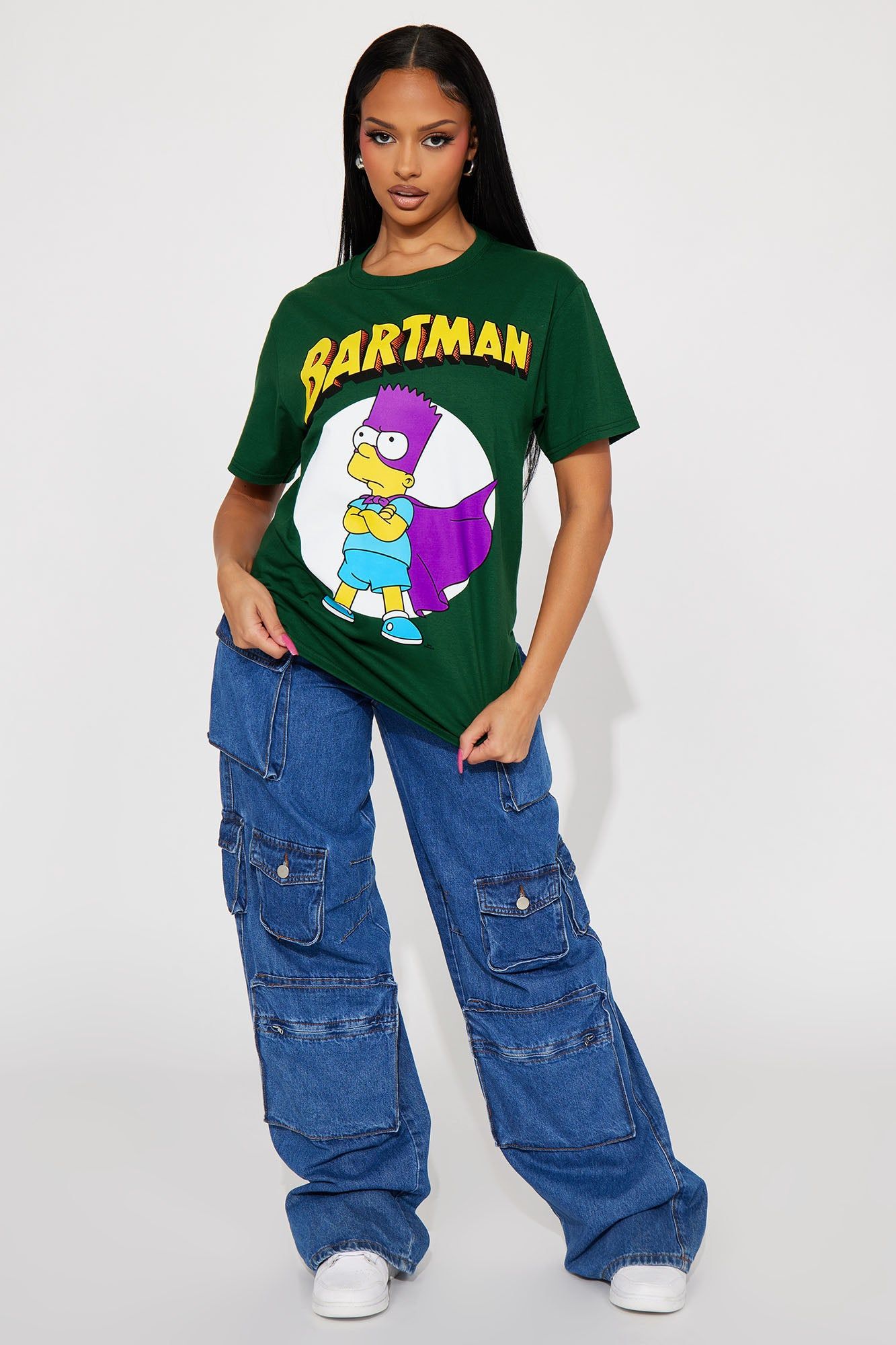 Bartman The Simpsons Graphic Tee - Green sold by Fashion Nova product image thumbnail 2