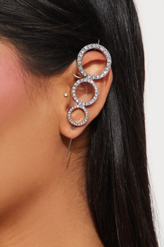 Circle Back Around Ear Cuff - Silver sold by Fashion Nova