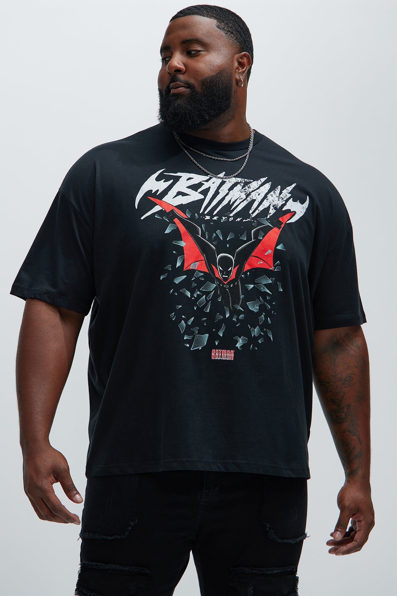 Batman Beyond Oversize Short Sleeve Tee - Black sold by Fashion Nova product image thumbnail 4