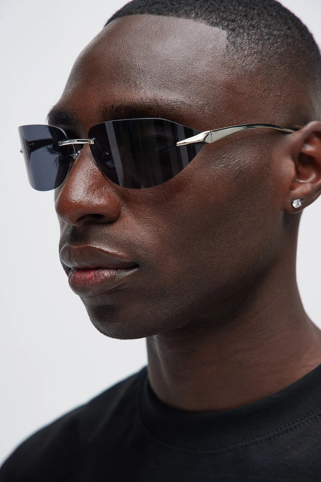 Got It Bad Sunglasses - Silver/Smoke sold by Fashion Nova