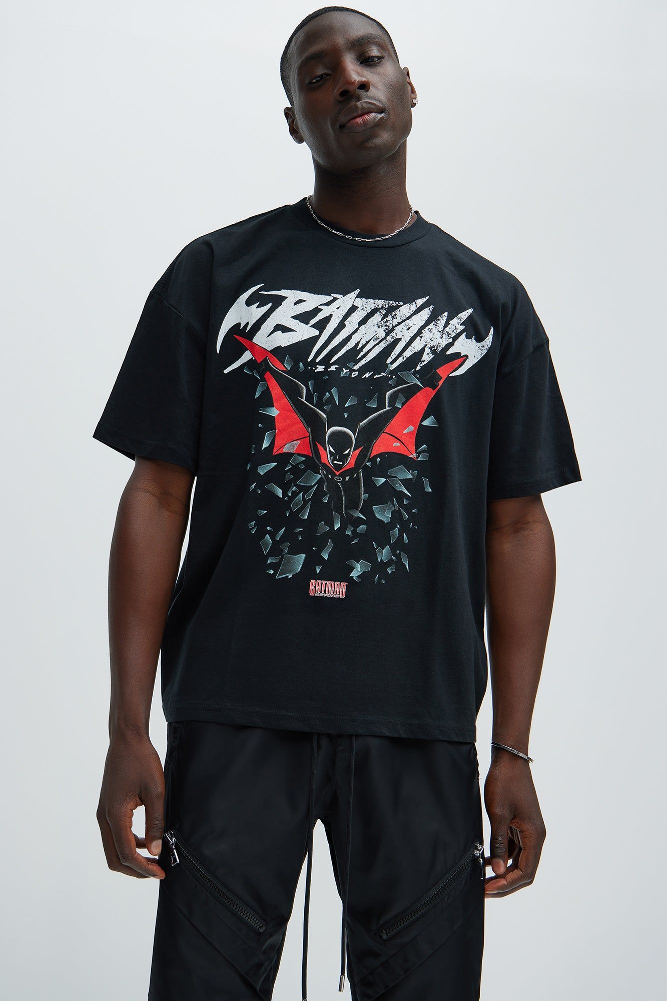 Batman Beyond Oversize Short Sleeve Tee - Black sold by Fashion Nova