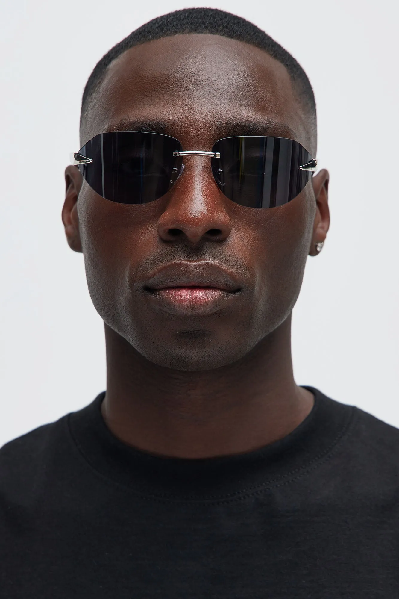 Got It Bad Sunglasses - Silver/Smoke sold by Fashion Nova product image thumbnail 3