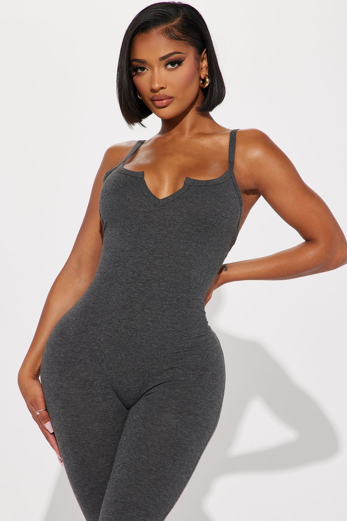 Maryah Jumpsuit - Charcoal sold by Fashion Nova product image thumbnail 2
