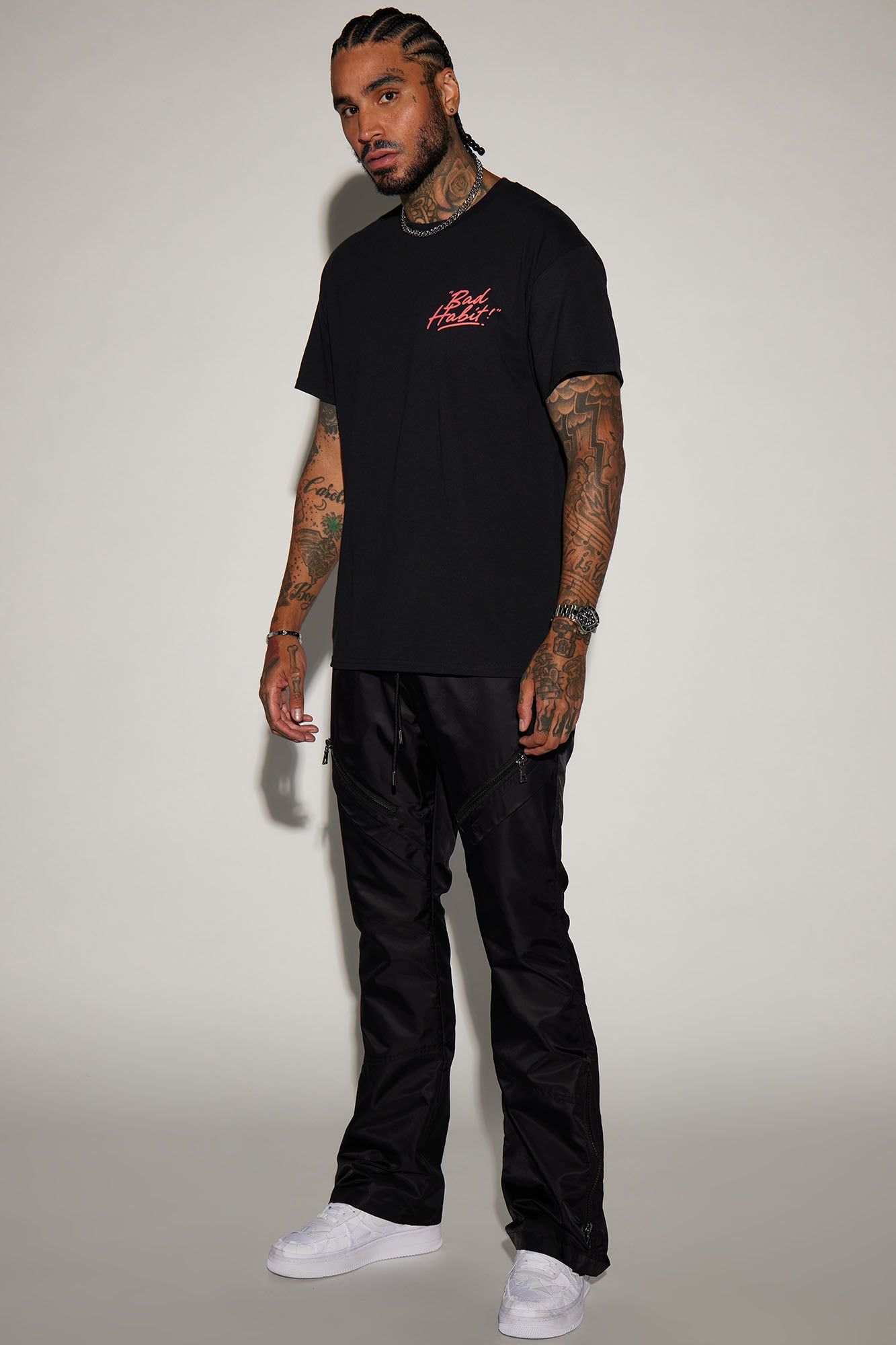 Bad Habits Good Times Short Sleeve Tee - Black sold by Fashion Nova product image thumbnail 2