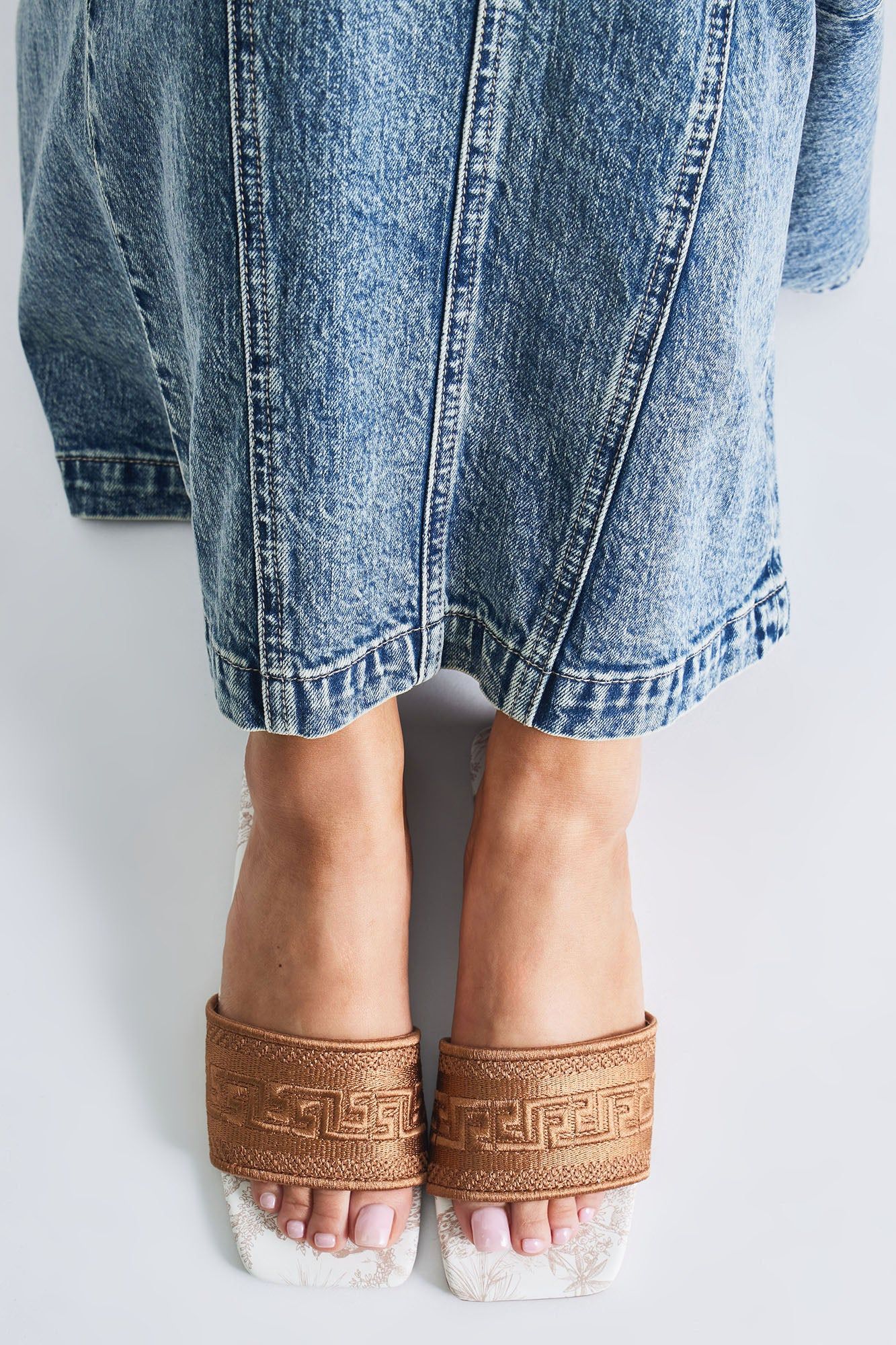 Just One Look Flat Sandals - Brown sold by Fashion Nova product image thumbnail 4