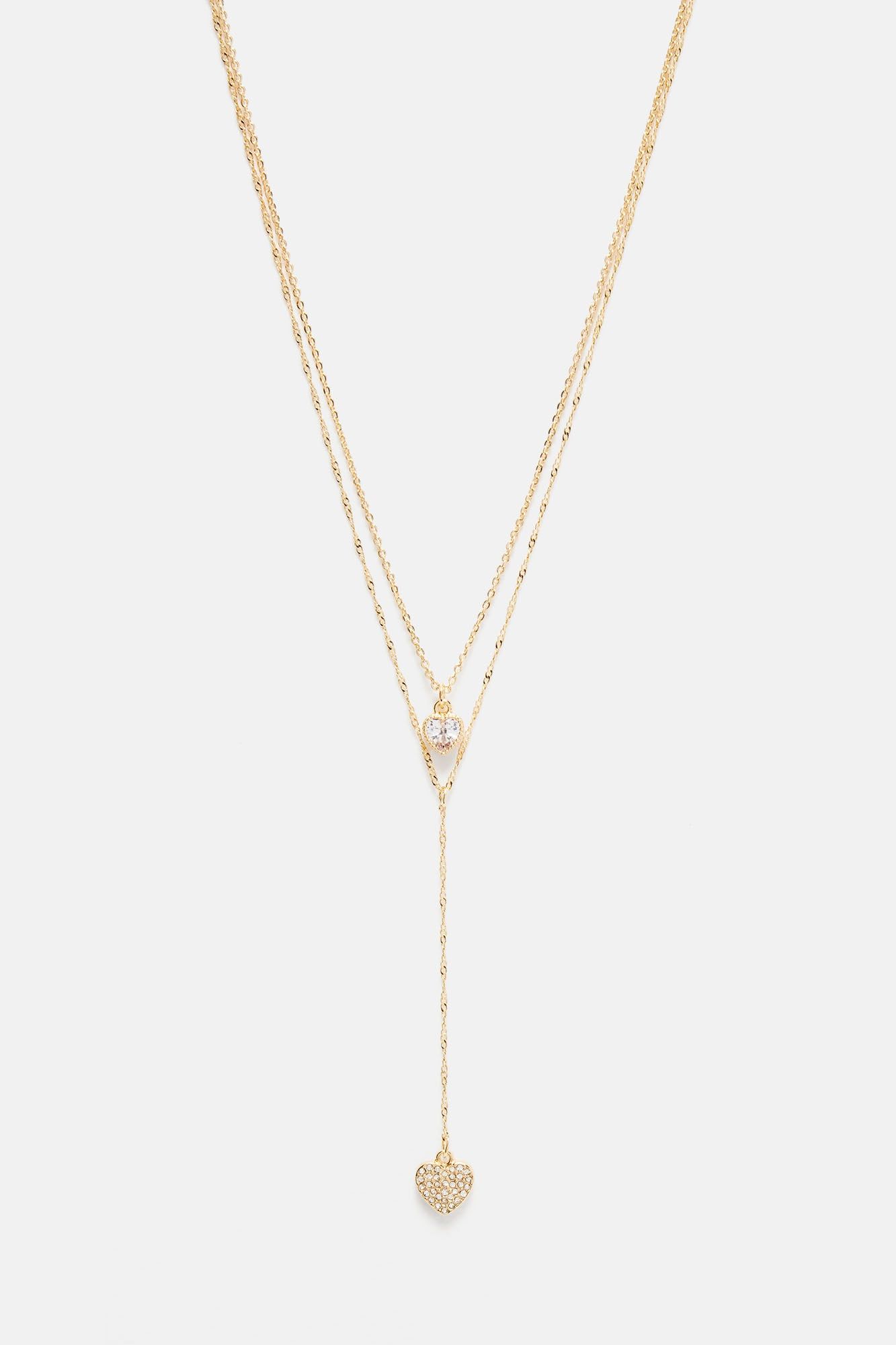 Never Letting You Go Heart Necklace - Gold sold by Fashion Nova product image thumbnail 3