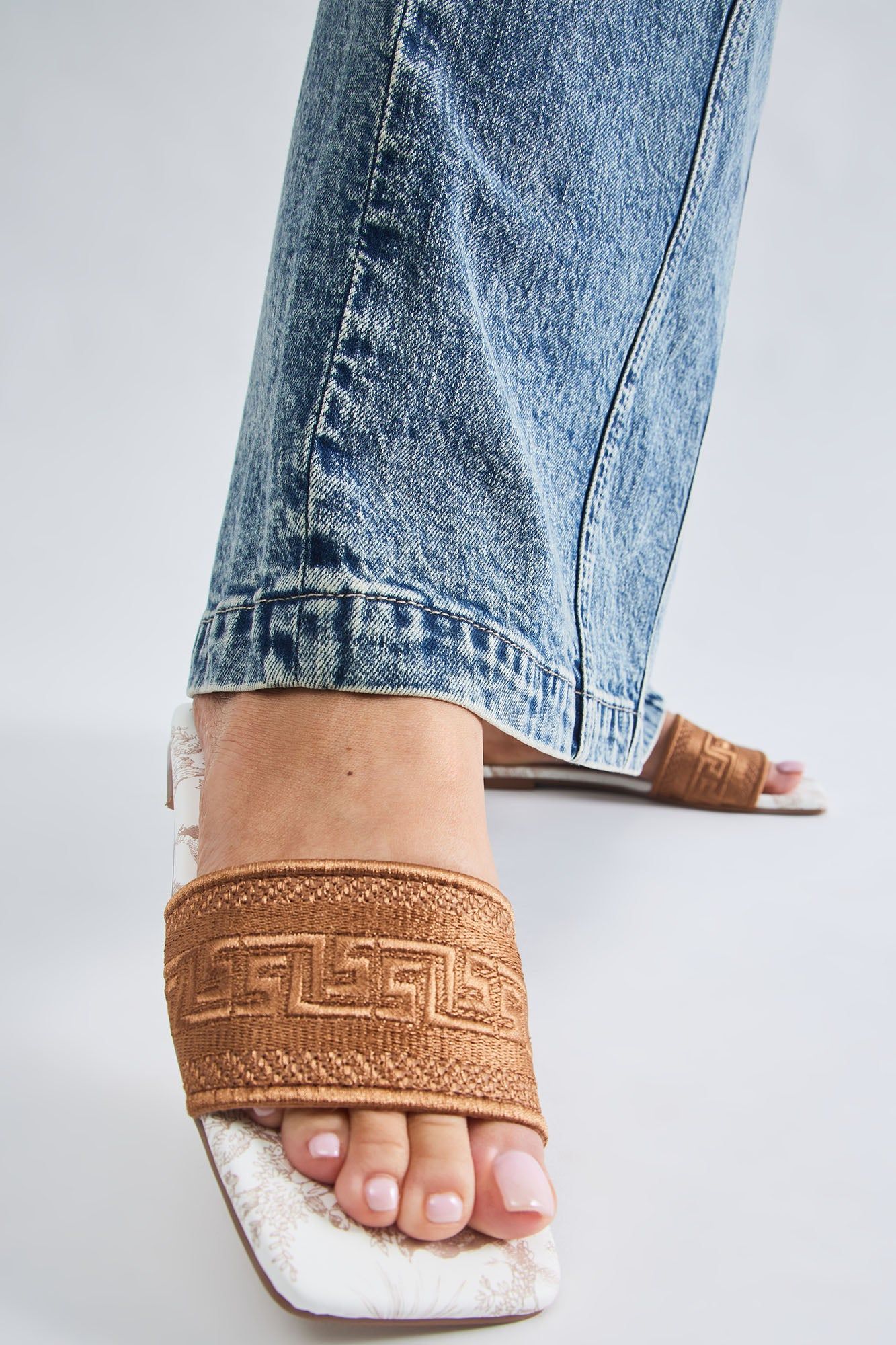 Just One Look Flat Sandals - Brown sold by Fashion Nova product image thumbnail 2