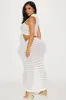 Key West Sheer Maxi Skirt Set - White sold by Fashion Nova