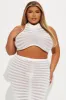 Key West Sheer Maxi Skirt Set - White sold by Fashion Nova