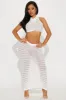 Key West Sheer Maxi Skirt Set - White sold by Fashion Nova