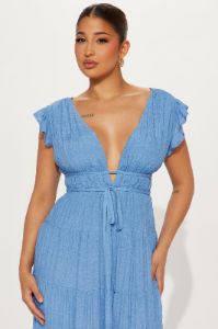 Tamia Maxi Dress - Blue sold by Fashion Nova