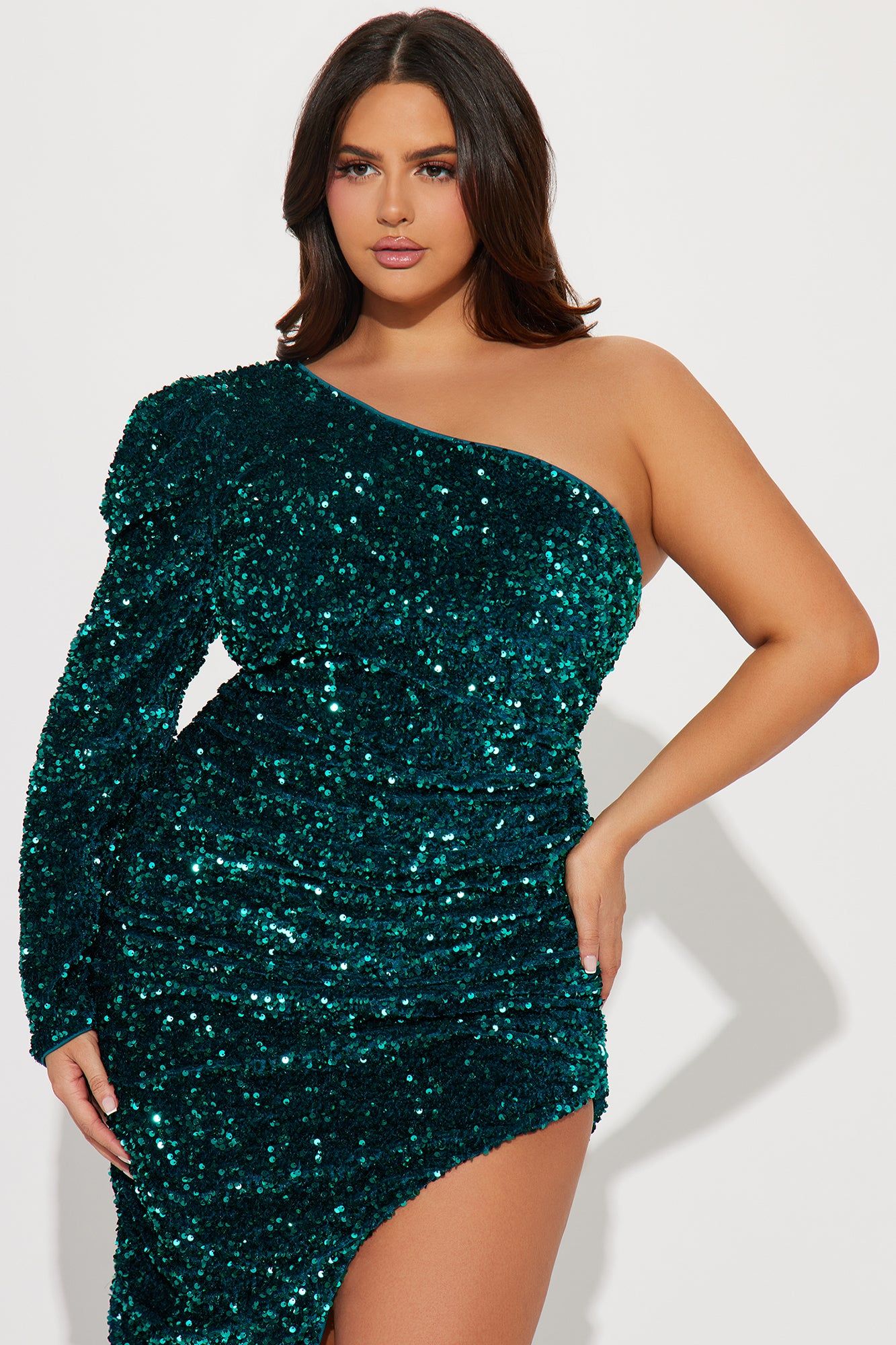 At The Gala Sequin Gown - Teal sold by Fashion Nova product image thumbnail 5