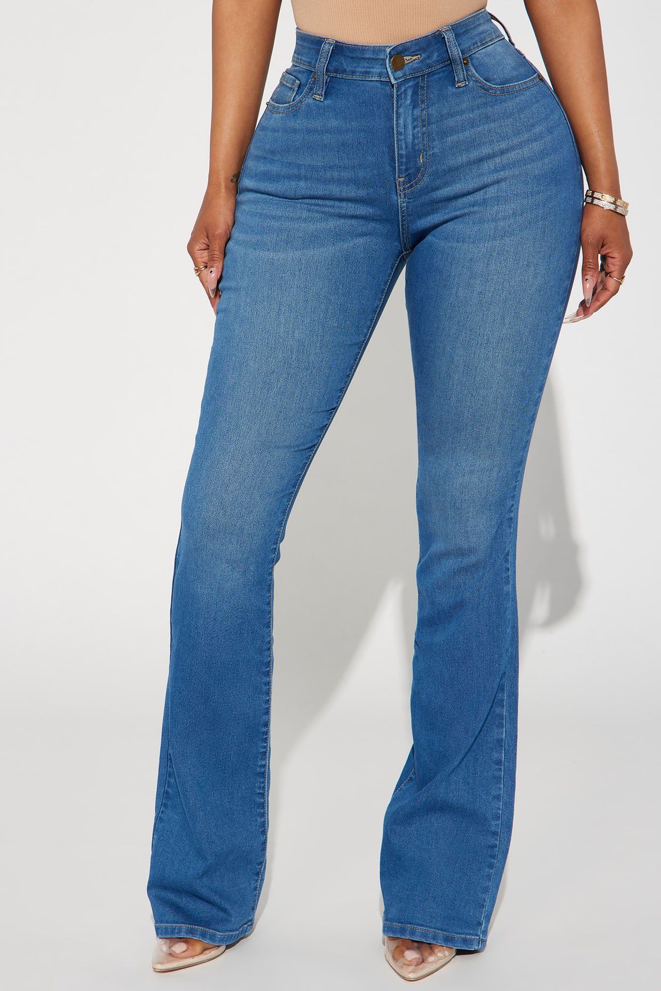 Flex Game Soft Stretch Bootcut Jeans - Medium Wash sold by Fashion Nova product image thumbnail 2