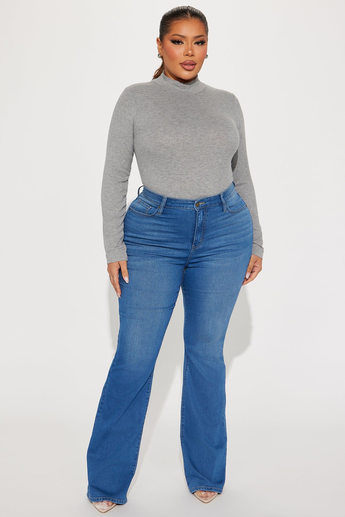 Flex Game Soft Stretch Bootcut Jeans - Medium Wash sold by Fashion Nova product image thumbnail 4