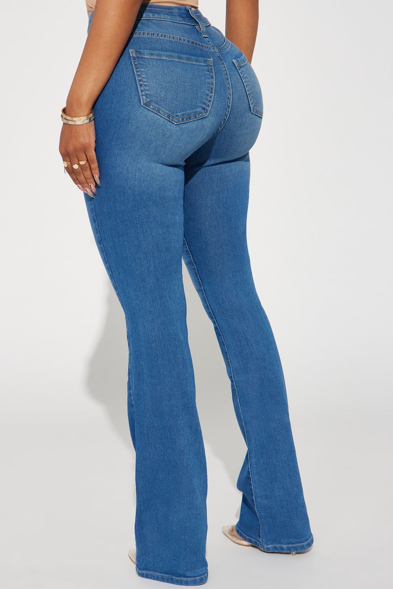 Flex Game Soft Stretch Bootcut Jeans - Medium Wash sold by Fashion Nova product image thumbnail 3