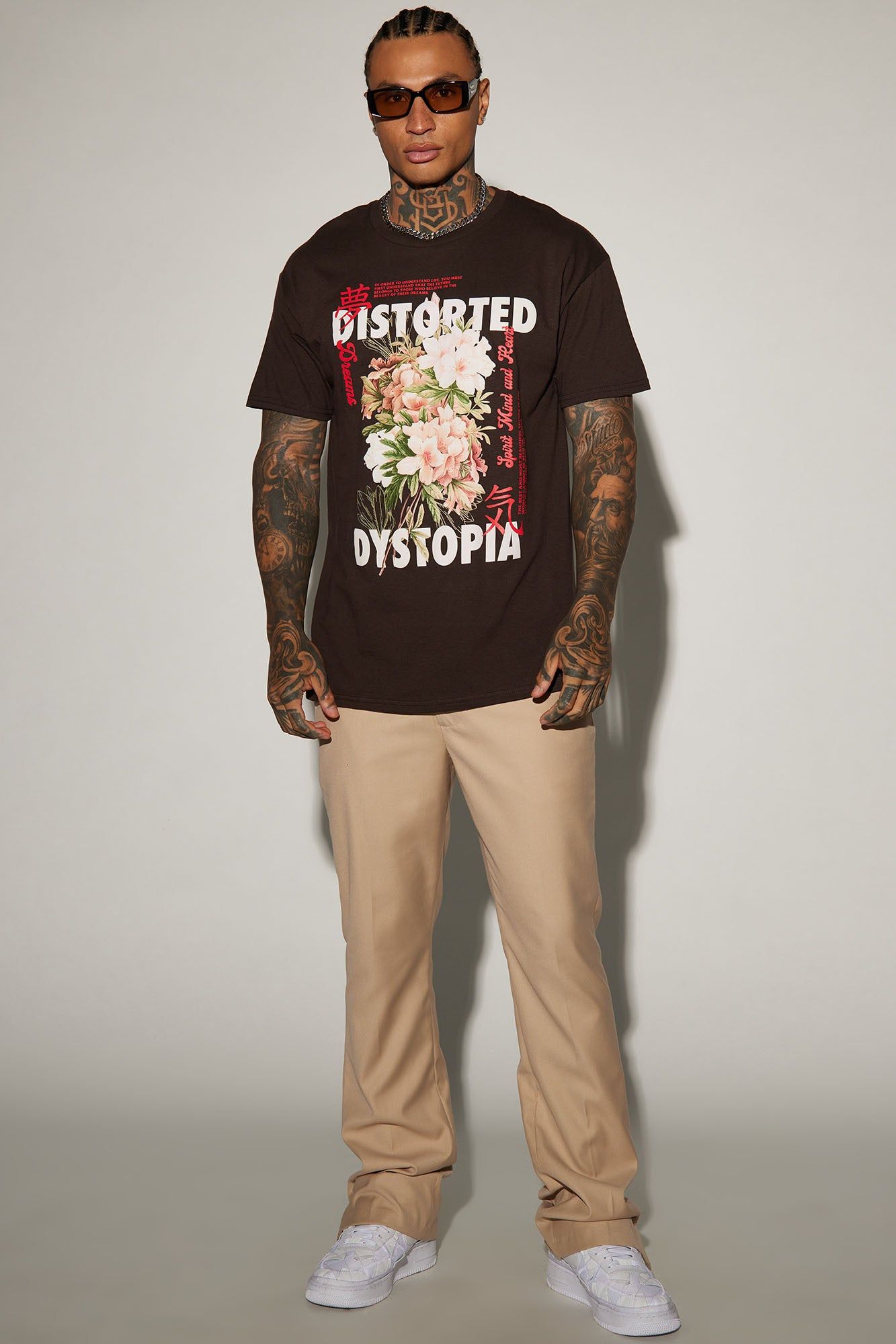 Distorted Dystopia Short Sleeve Tee - Brown sold by Fashion Nova product image thumbnail 2