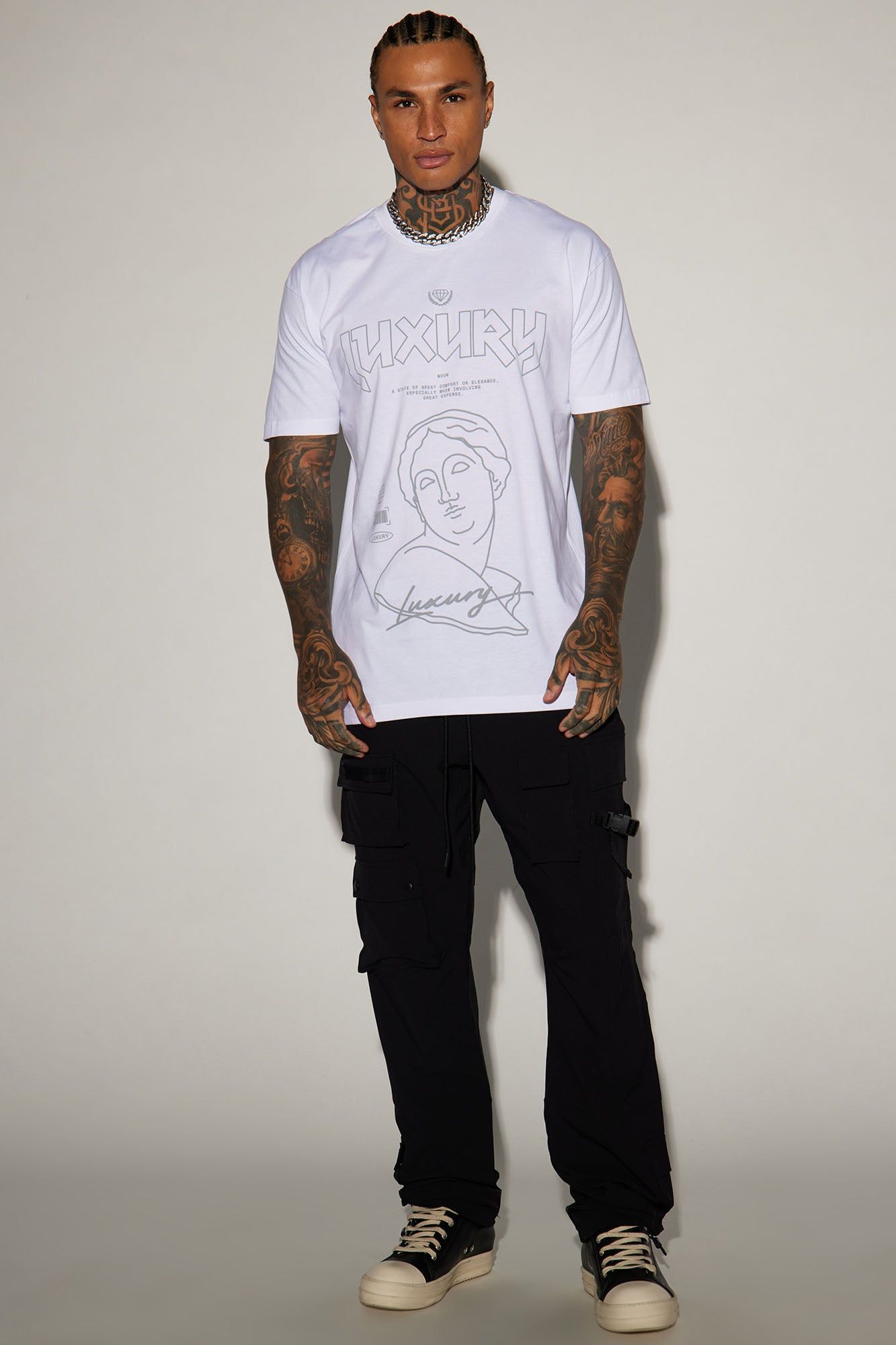 Luxury Definition Short Sleeve Tee - White sold by Fashion Nova product image thumbnail 2