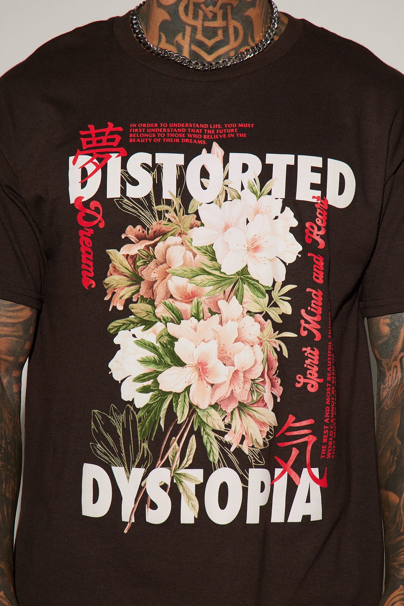 Distorted Dystopia Short Sleeve Tee - Brown sold by Fashion Nova product image thumbnail 3
