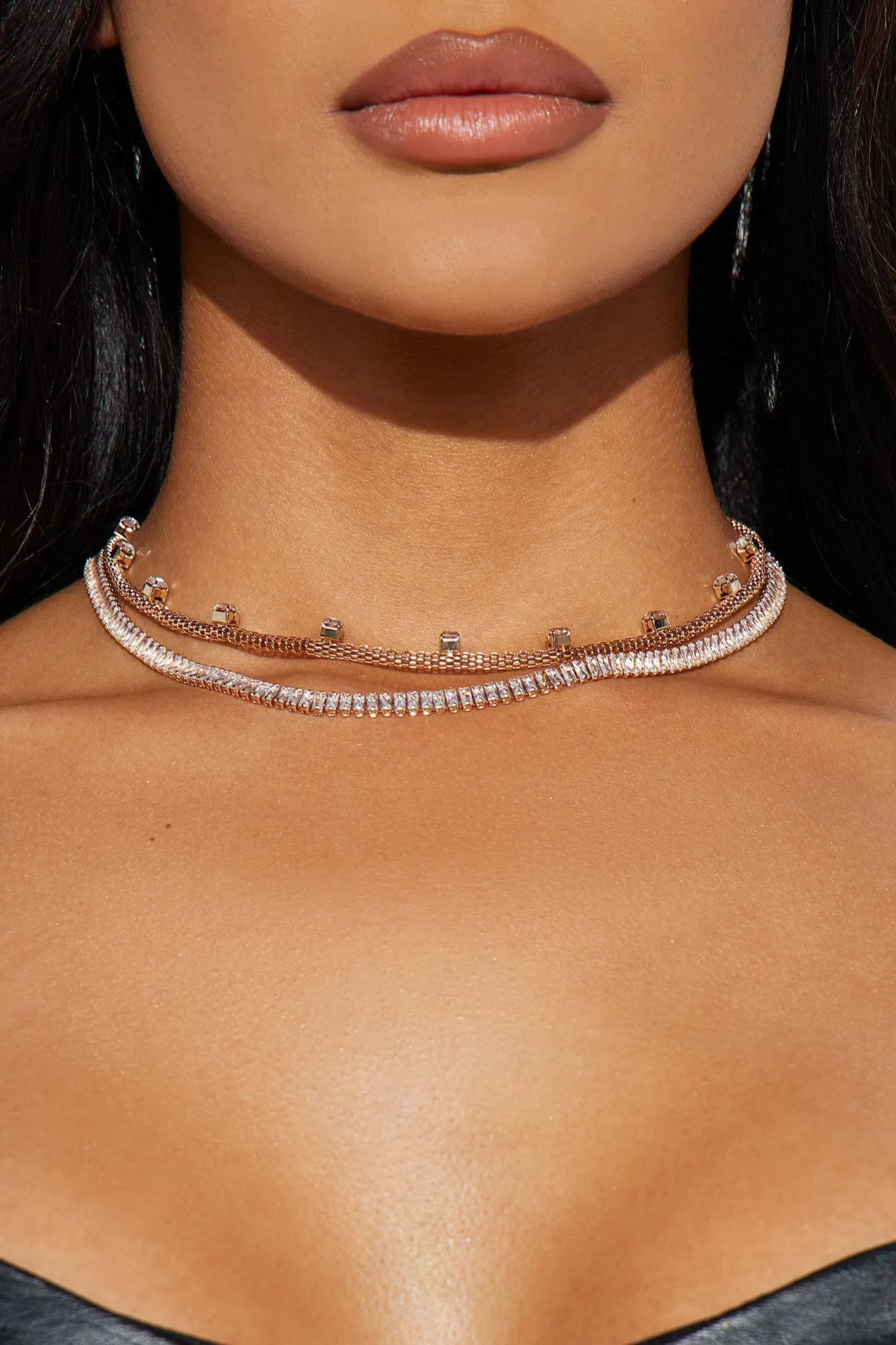 Compliments The Outfit Neckalce - Gold sold by Fashion Nova