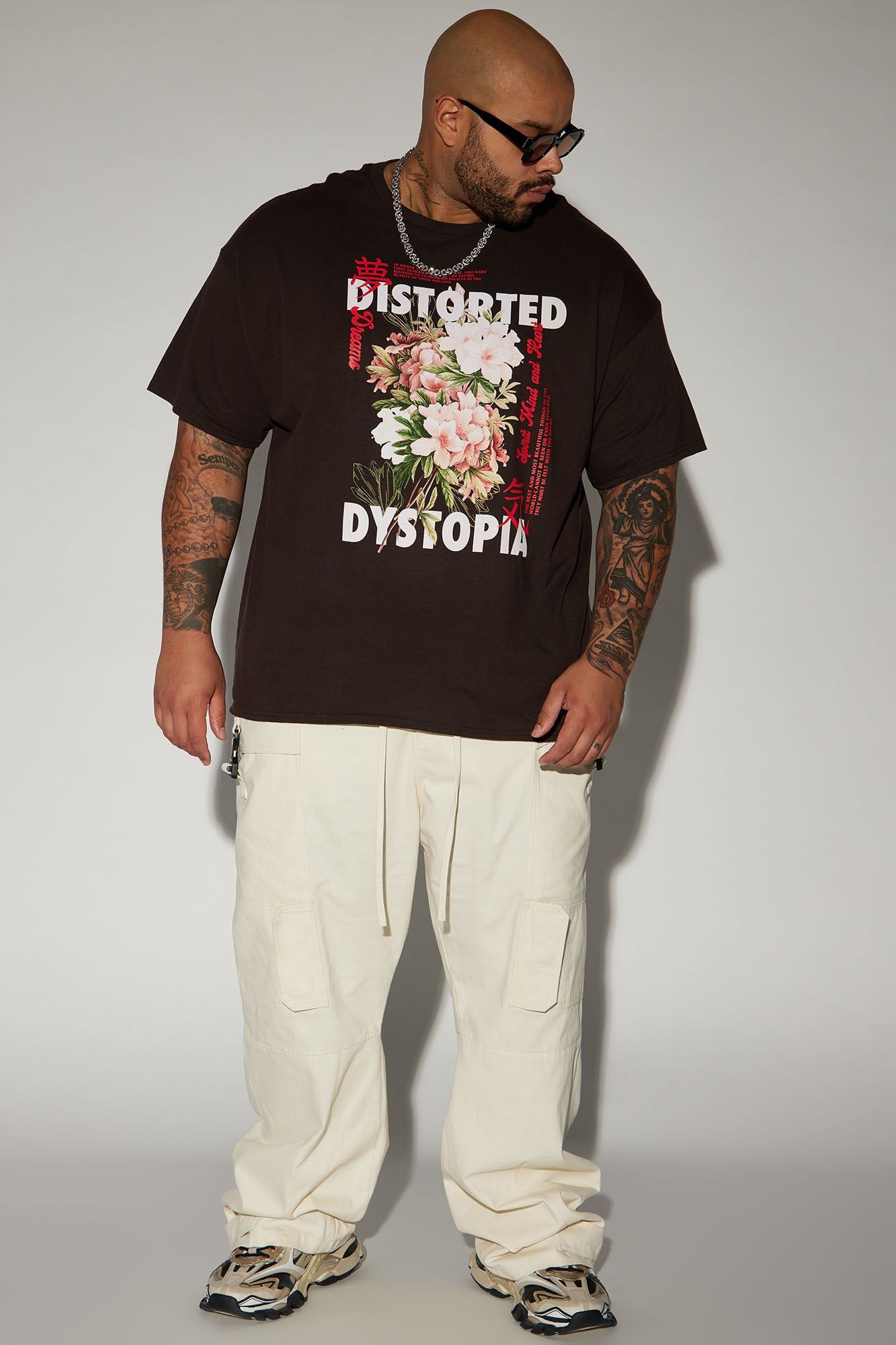 Distorted Dystopia Short Sleeve Tee - Brown sold by Fashion Nova product image thumbnail 5