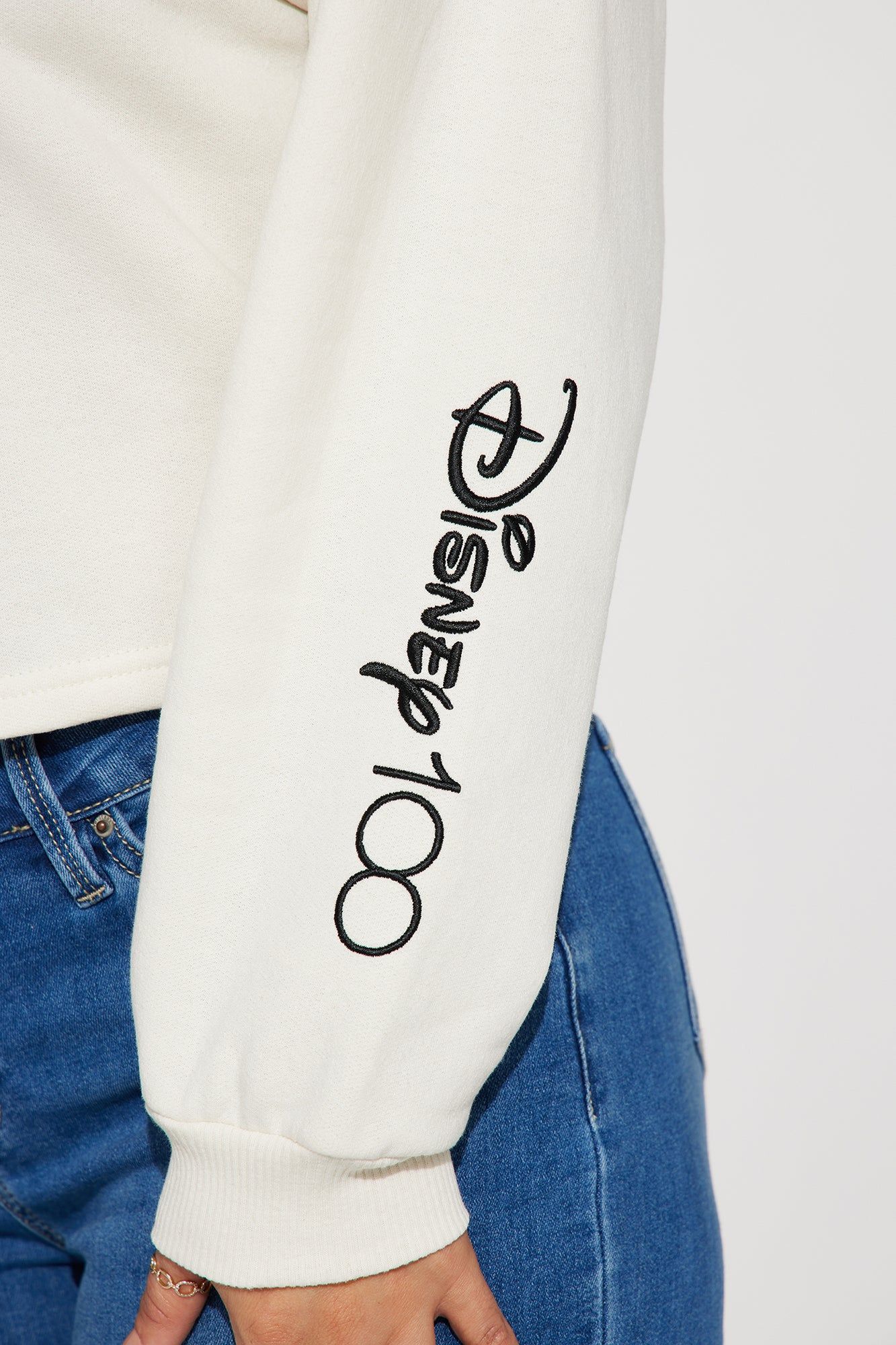 Disney Characters Crew Neck Sweatshirt - Ivory sold by Fashion Nova product image thumbnail 3