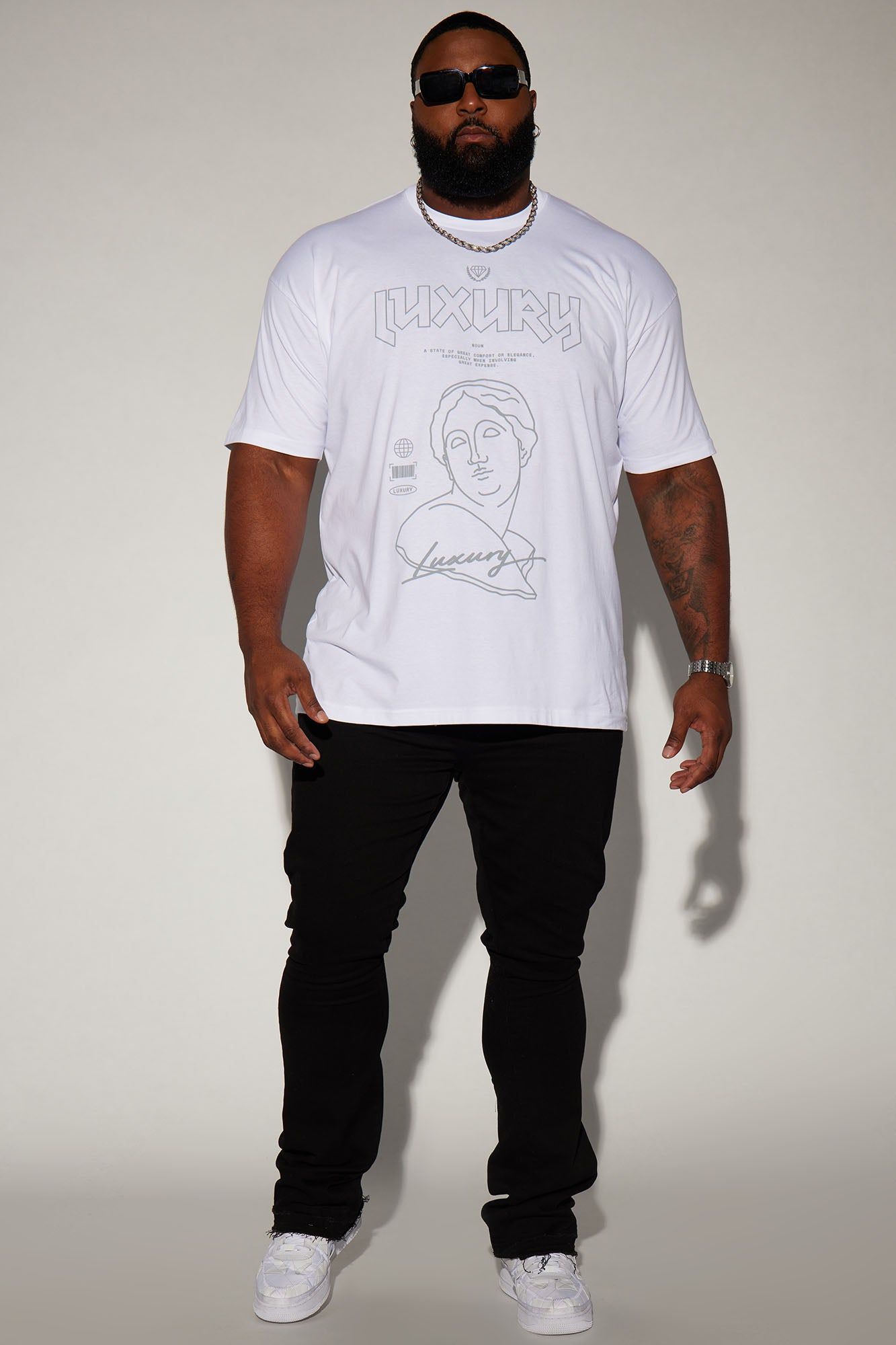 Luxury Definition Short Sleeve Tee - White sold by Fashion Nova product image thumbnail 5