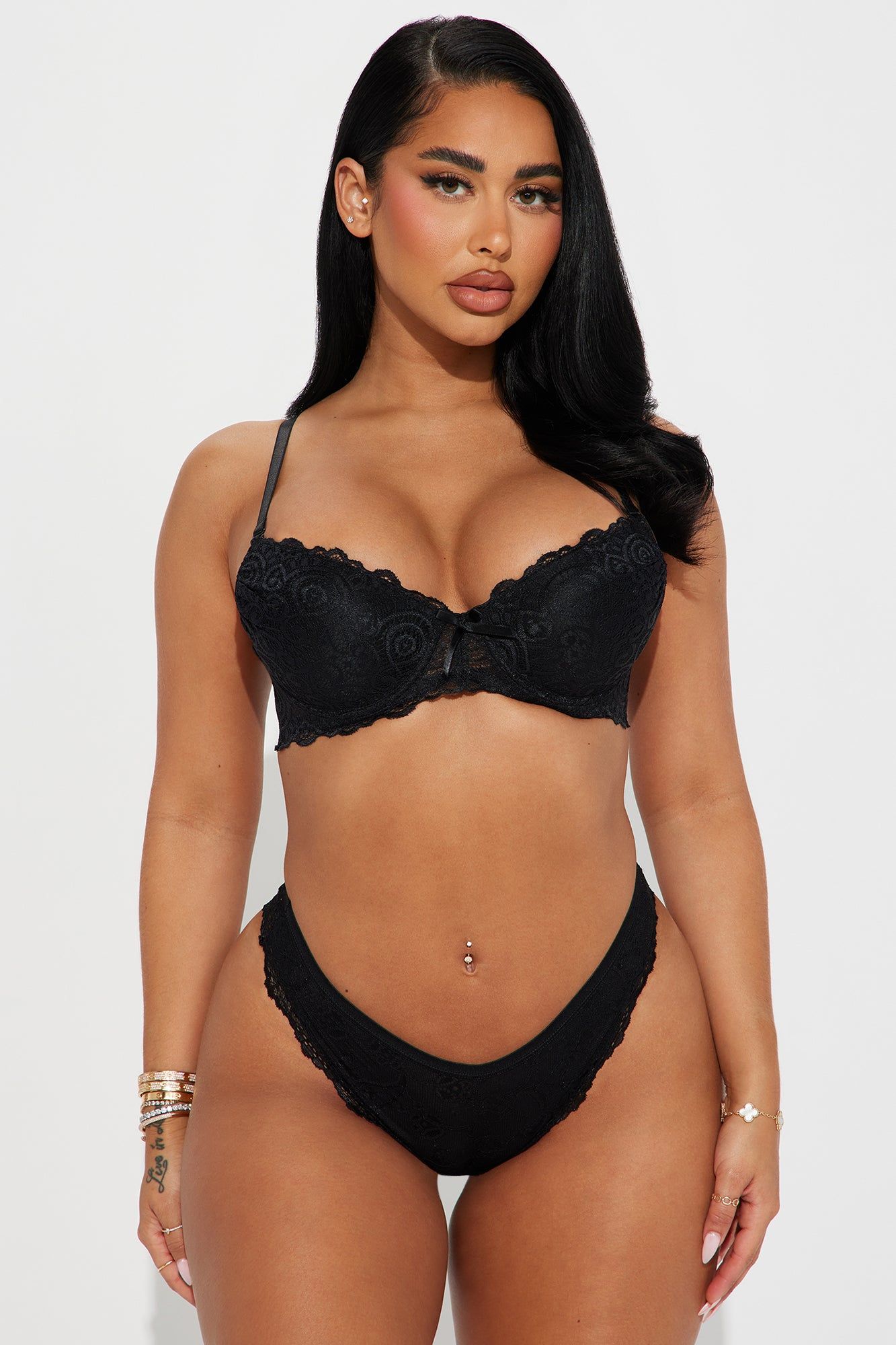 Looking Good Extreme Push Up Lace Bra - Black sold by Fashion Nova product image thumbnail 2