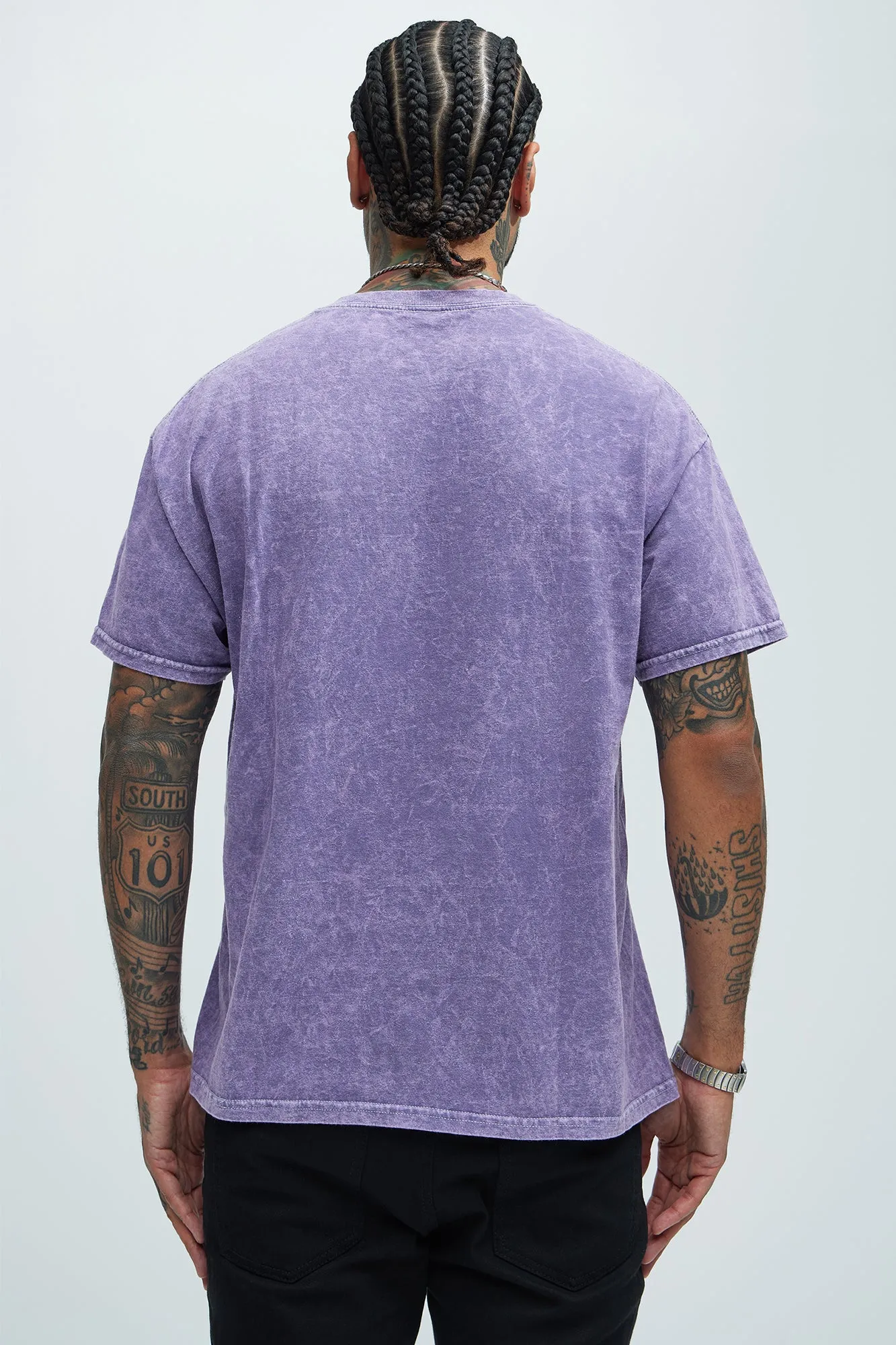 Vincent Van Gogh Irises Short Sleeve Tee - Purple sold by Fashion Nova product image thumbnail 4